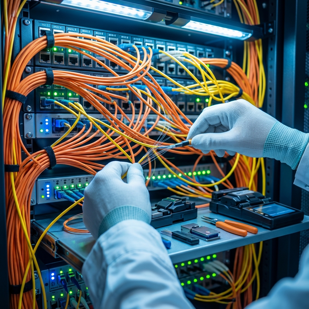 Certified Network Engineer implementing IT infrastructure at Singrauli site
